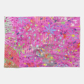 Abstracte Kunst: Zomer Dromen Theedoek (Horizontaal)