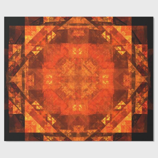 Abstracte kunst zonder grenzen cadeaupapier (Vlak)