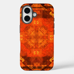 Abstracte kunst zonder grenzen iPhone 16 hoesje