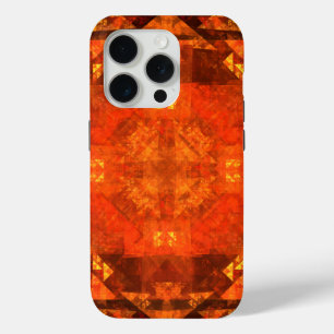 Abstracte kunst zonder grenzen iPhone 15 pro case