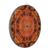 Abstracte kunst zonder grenzen dartbord (Voorkant Links)
