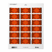 Abstracte kunst zonder grenzen etiket (Full Sheet)