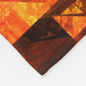 Abstracte kunst zonder grenzen fleece deken (Hoek)