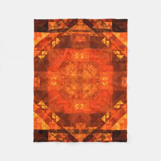 Abstracte kunst zonder grenzen fleece deken (Voorkant)