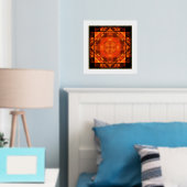 Abstracte kunst zonder grenzen folie afdrukken (Insitu (Slaapkamer))