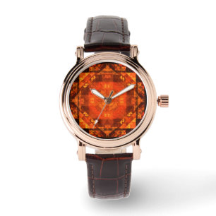 Abstracte kunst zonder grenzen horloge