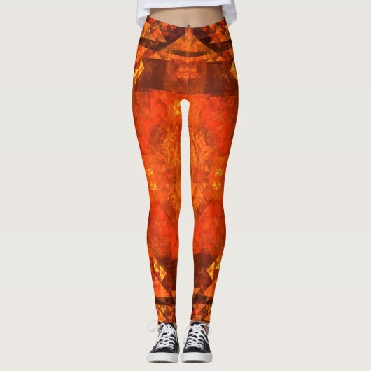 Abstracte kunst zonder grenzen leggings (Voorkant)