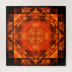 Abstracte kunst zonder grenzen legpuzzel