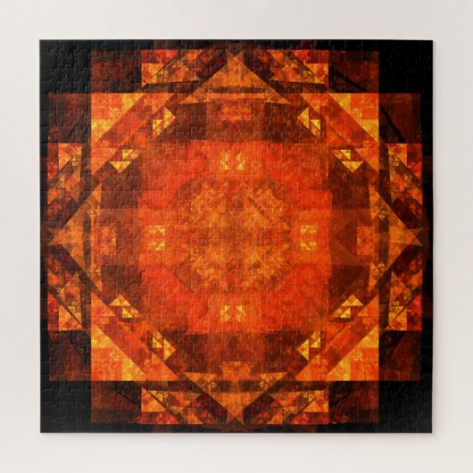 Abstracte kunst zonder grenzen legpuzzel (Verticaal)