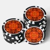 Abstracte kunst zonder grenzen poker chips (Opstapeling)