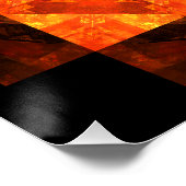 Abstracte kunst zonder grenzen poster (Hoek)