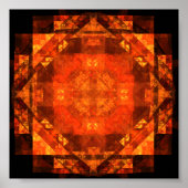 Abstracte kunst zonder grenzen poster (Voorkant)