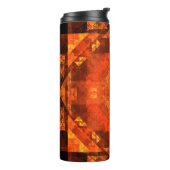 Abstracte kunst zonder grenzen thermosbeker (Gedraaid links)