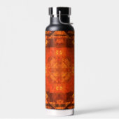 Abstracte kunst zonder grenzen waterfles (Links)