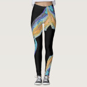 Abstracte kunst zorgt voor unieke Leggings (Voorkant)