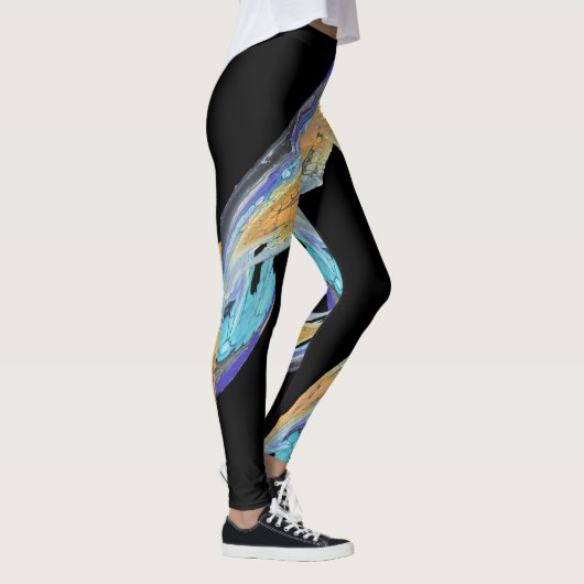 Abstracte kunst zorgt voor unieke Leggings (Rechts)