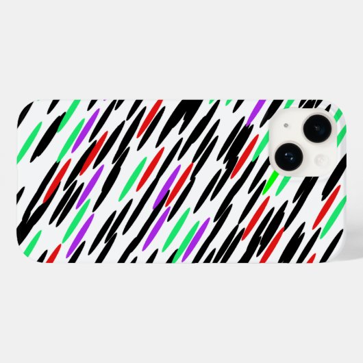 Abstracte kunstaanval Case-Mate iPhone case (Achterkant (horizontaal))