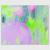 Abstracte kunstachtergrond handgetekende acrylverf cadeaupapier (Vlak)