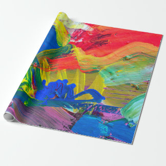 Abstracte kunstachtergrond. Met de hand geschilder Cadeaupapier