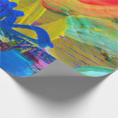 Abstracte kunstachtergrond. Met de hand geschilder Cadeaupapier (Hoek)