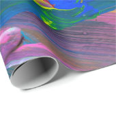 Abstracte kunstachtergrond. Met de hand geschilder Cadeaupapier (Rol Hoek)