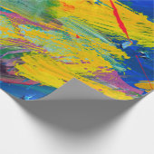 Abstracte kunstachtergrond. Met de hand geschilder Cadeaupapier (Hoek)