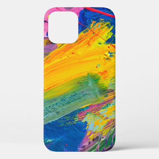 Abstracte kunstachtergrond. Met de hand geschilder Case-Mate iPhone Case (Achterkant)