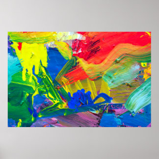 Abstracte kunstachtergrond. Met de hand geschilder Poster