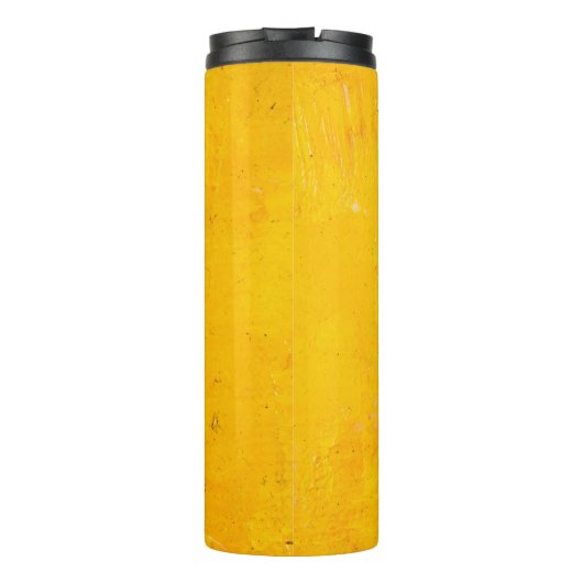 Abstracte kunstachtergrond. Olieverf op canvas. C Thermosbeker (Achterkant)