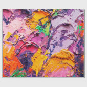 Abstracte kunstachtergrond. Olieverf op canvas. M Cadeaupapier (Vlak)