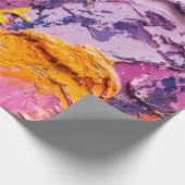 Abstracte kunstachtergrond. Olieverf op canvas. M Cadeaupapier (Hoek)