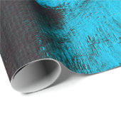 Abstracte Kunstachtergrond, verf, fijn, blauw, can Cadeaupapier (Rol Hoek)