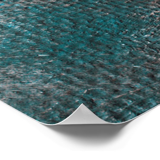 Abstracte Kunstachtergrond, verf, fijn, blauw, can Poster (Hoek)