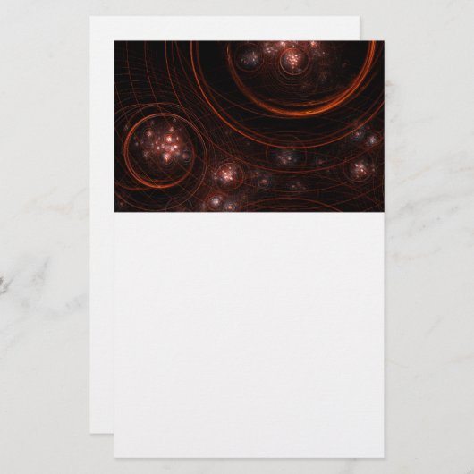 Abstracte kunstartikelen briefpapier (Voorkant / Achterkant)