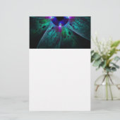 Abstracte kunstartikelen briefpapier (Staand voorkant)