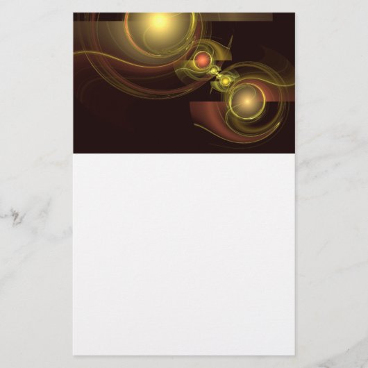 Abstracte kunstartikelen met intieme verbinding briefpapier (Voorkant)