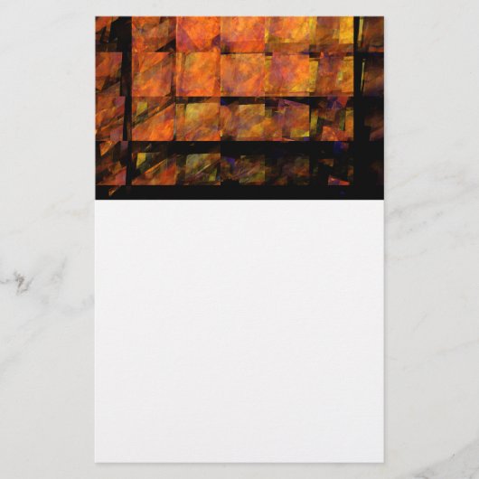 Abstracte kunstartikelen voor de muur briefpapier (Voorkant)