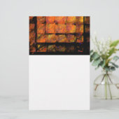 Abstracte kunstartikelen voor de muur briefpapier (Staand voorkant)