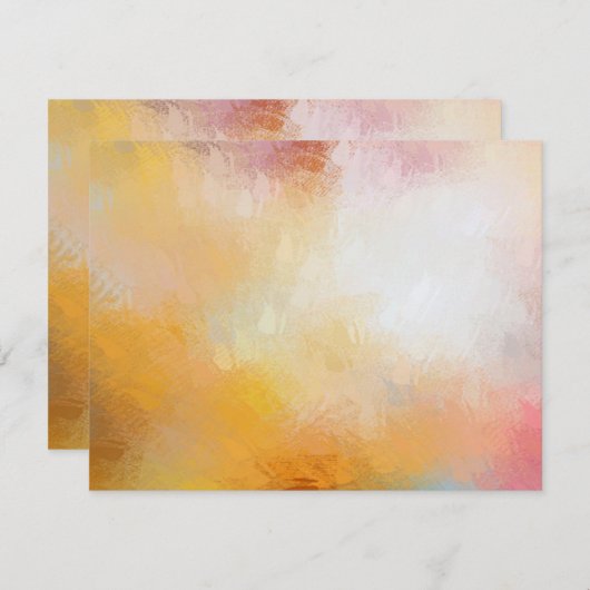 Abstracte kunstblanco Sjabloon kleurrijke elegant (Voorkant / Achterkant)