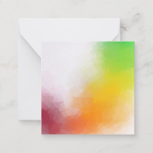 Abstracte kunstblanco Sjabloon rood-gele Sinaasapp (Voorkant)