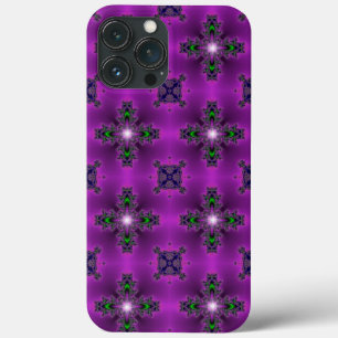 Abstracte kunstbloemen en sterren Case-Mate iPhone case