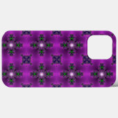 Abstracte kunstbloemen en sterren Case-Mate iPhone case (Achterkant (horizontaal))