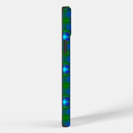 Abstracte kunstbloemen en sterren Case-Mate iPhone case (Achterkant / Rechts)