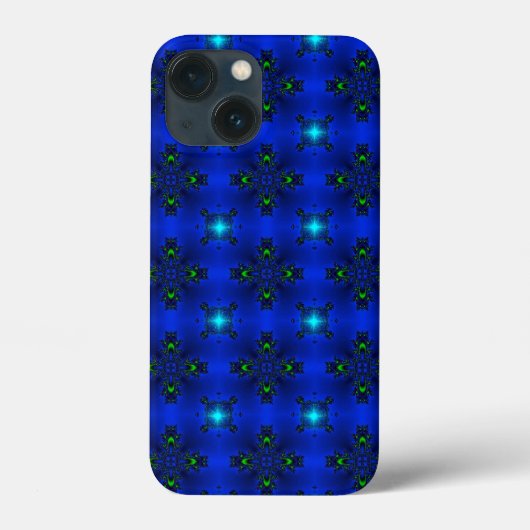 Abstracte kunstbloemen en sterren Case-Mate iPhone case (Achterkant)