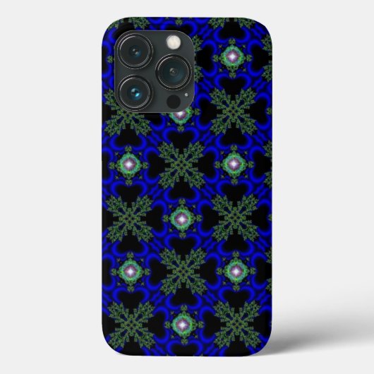 Abstracte kunstbloemen en sterren Case-Mate iPhone case (Achterkant)