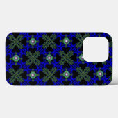 Abstracte kunstbloemen en sterren Case-Mate iPhone case (Achterkant (horizontaal))