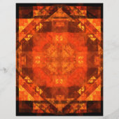 Abstracte kunstbrochure voor de verlichting flyer (Voorkant)