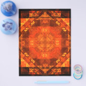 Abstracte kunstbrochure voor de verlichting flyer (Enkel)