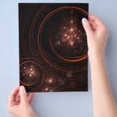 Abstracte kunstbrochure voor Starlight Flyer (Hand)