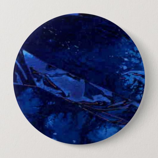 abstracte kunstButton "Diep water" Ronde Button 4,0 Cm (Voorkant)